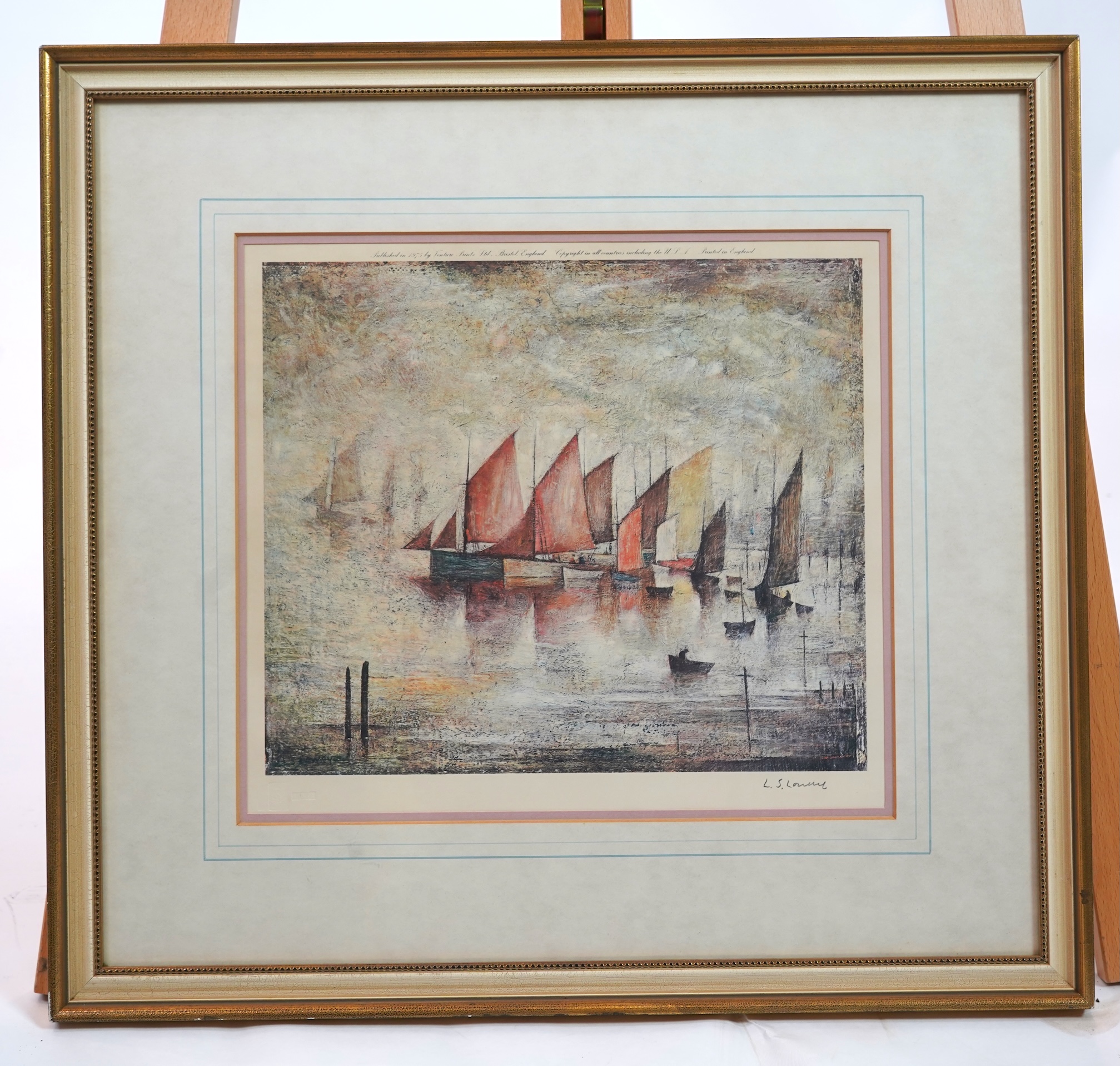 Laurence Stephen Lowry RBA, RA (1887-1976), 1887-1976, 'Sailing Boats'